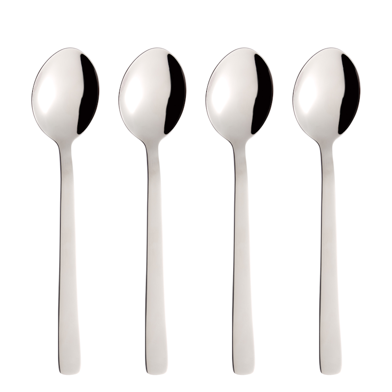 Raw Lusikka 4-pakkaus, Stainless Steel