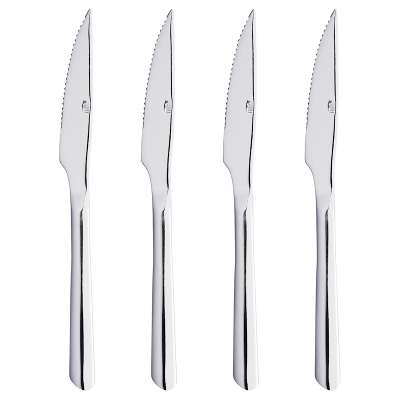 Raw Pihviveitsi 4-pakkaus, Stainless Steel