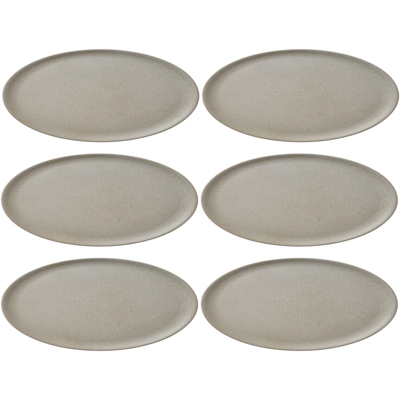RAW Pääruokalautanen 28 cm 6 kpl:n pakkaus, Sandy Beige