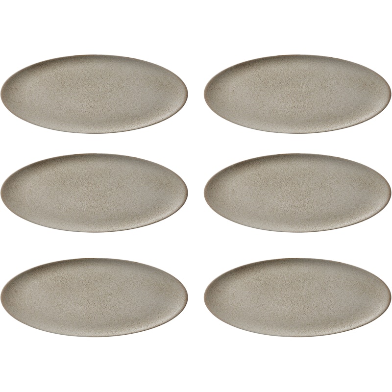 RAW Ruokalautanen 23 cm 6 kpl:n pakkaus, Sandy Beige