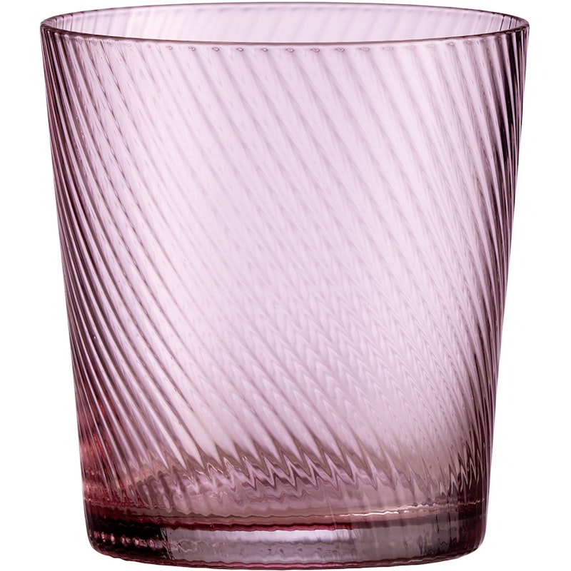 RAW Unique Swirl Juomalasi Matala 30 cl, Pinkki