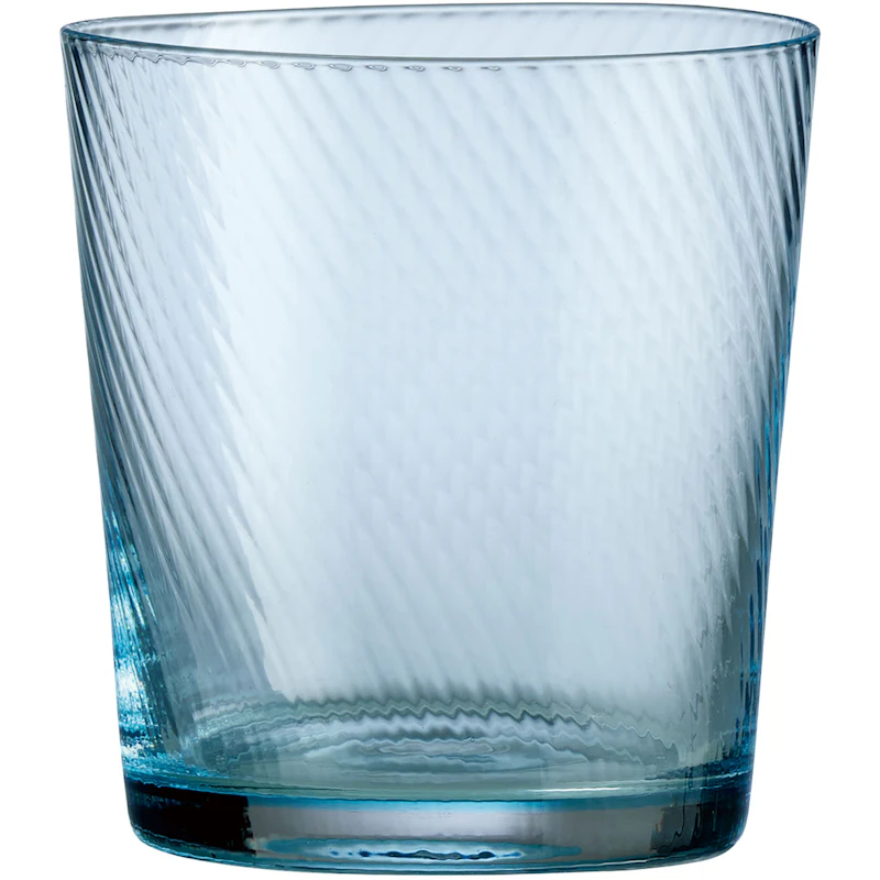 RAW Unique Swirl Juomalasi Matala 30 cl, Vaaleansininen