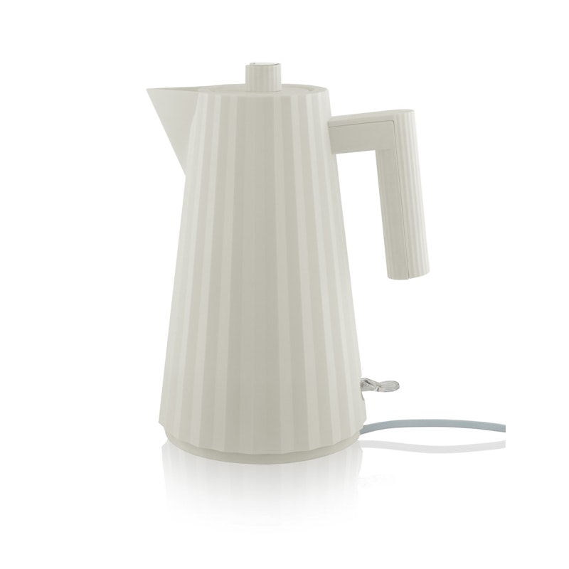 Electric Kettle Plissé, White