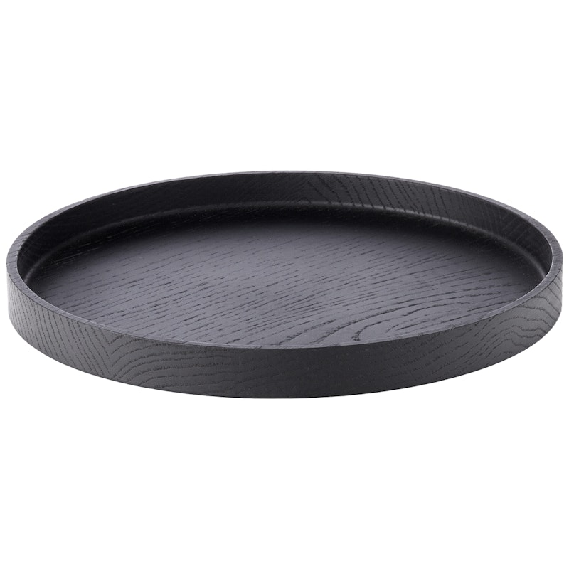 Luna Tarjotin 28 cm, Mustapetsattu Tammi