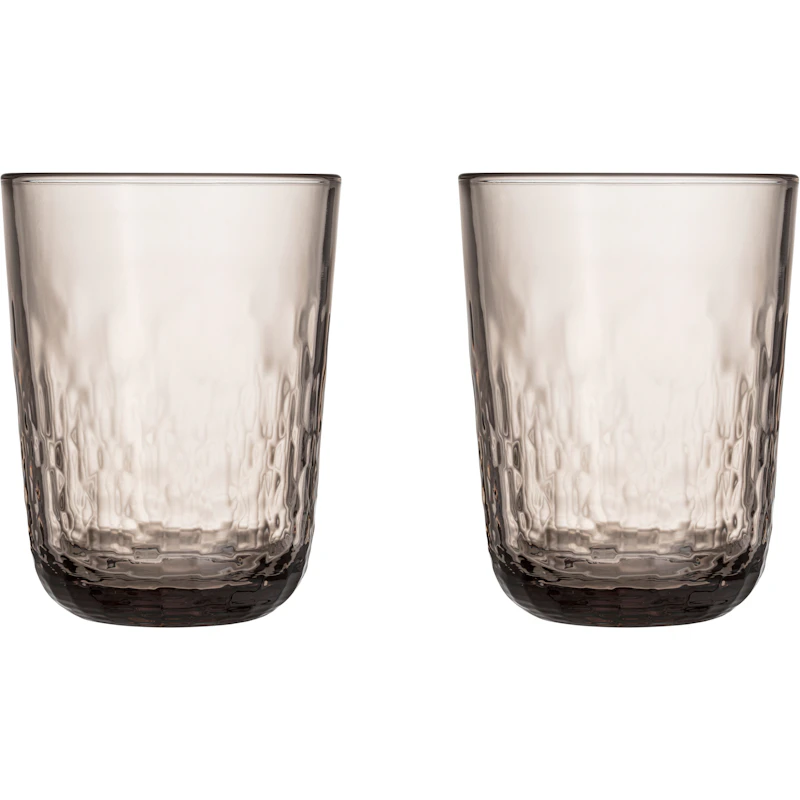 Mainio Juomalasi 40 cl 2 kpl:n pakkaus, Mocca