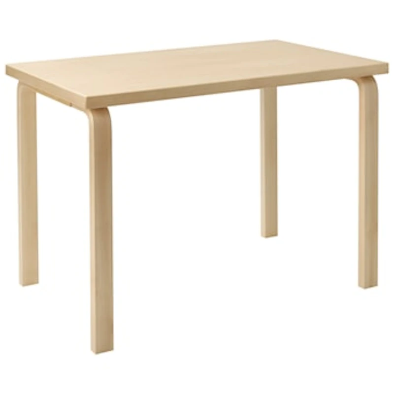 Aalto 80B Pöytä Suorakulmainen 60x100 cm, Koivunvärinen
