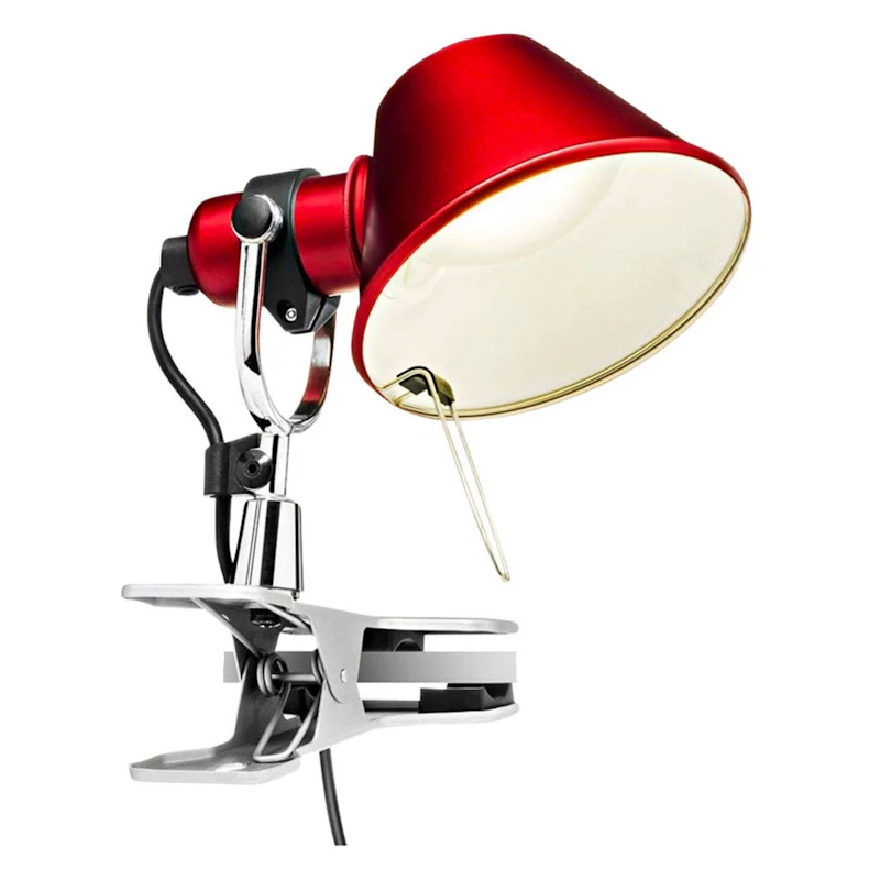 Tolomeo Micro Pinza Klipsilamppu, Punainen