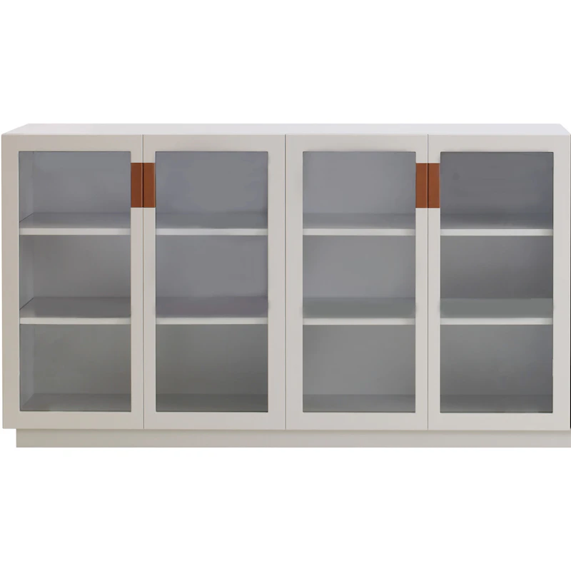 Frame 160 Medium Vitriinikaappi Lasiovilla, Dark Sand / Konjakinruskea