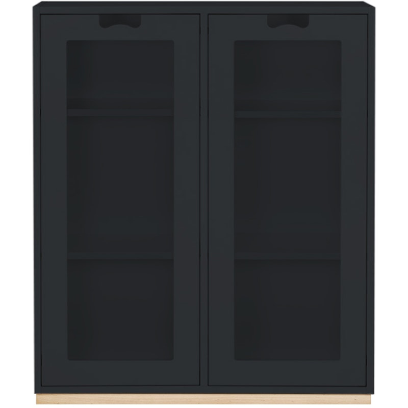 Snow E Vitriinikaappi 42 cm, Char Grey