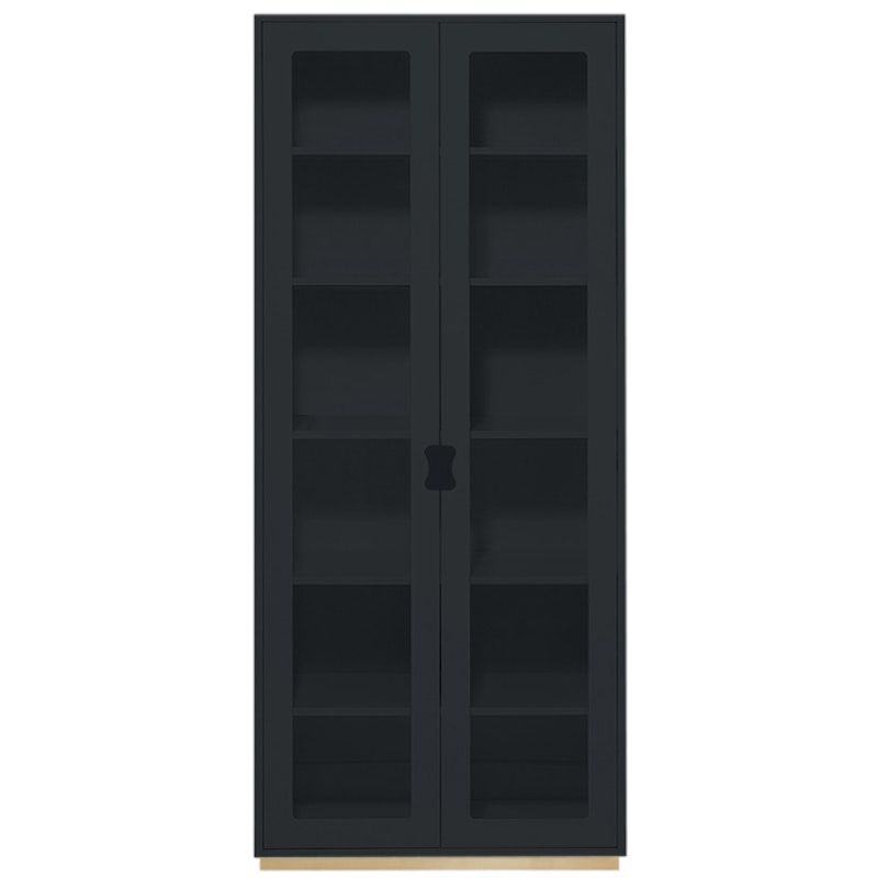 Snow F Vitriinikaappi 42 cm, Char Grey