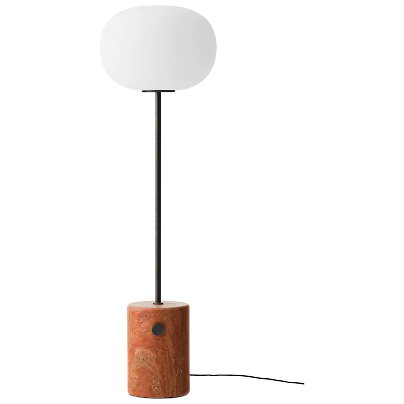 JWDA Lattiavalaisin, Red Travertine / Bronze Brass