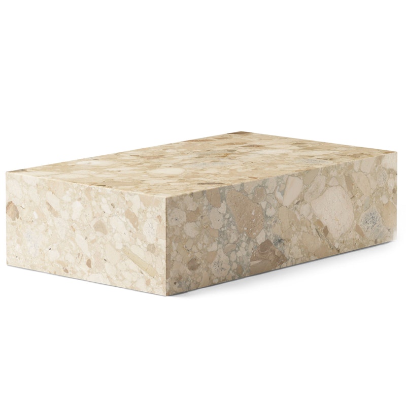 Plinth Low Sohvapöytä 100x60 cm, Kunis Breccia Marmori