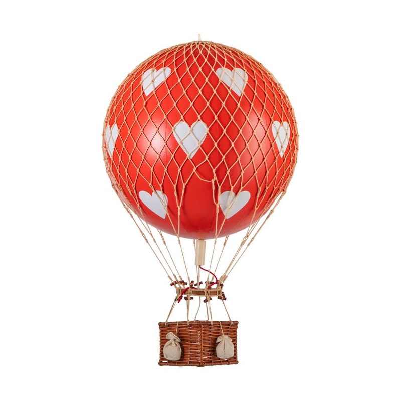 Royal Aero Kuumailmapallo 32x56 cm, Red Hearts