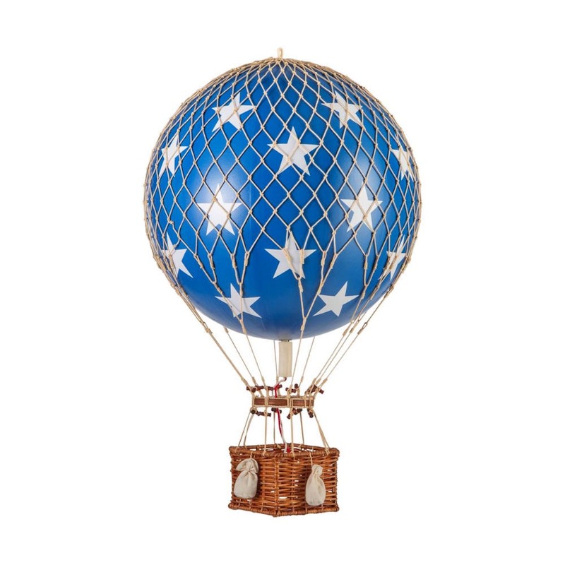 Royal Aero Kuumailmapallo 32x56 cm, Blue Stars