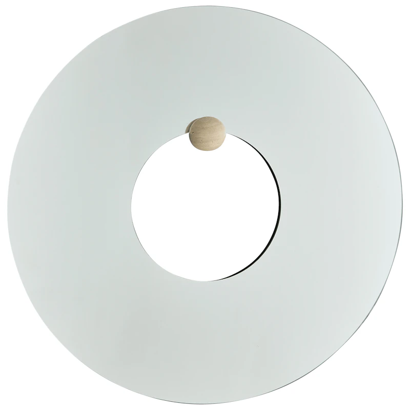 Castellum Seinäpeili Ø80 cm, Travertiini