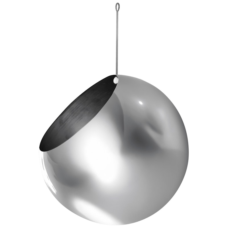 Globe Amppeli Ø17 cm, Hopeinen