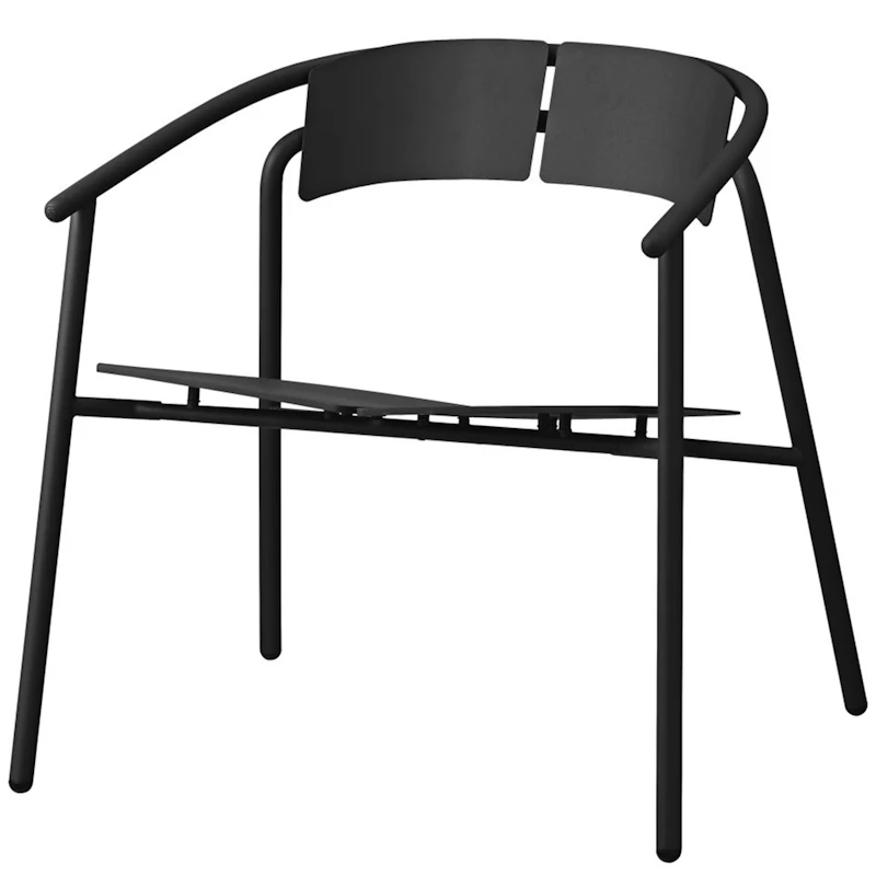 Novo Lounge Chair Black/Black L71,1xW68xH71,9CM
