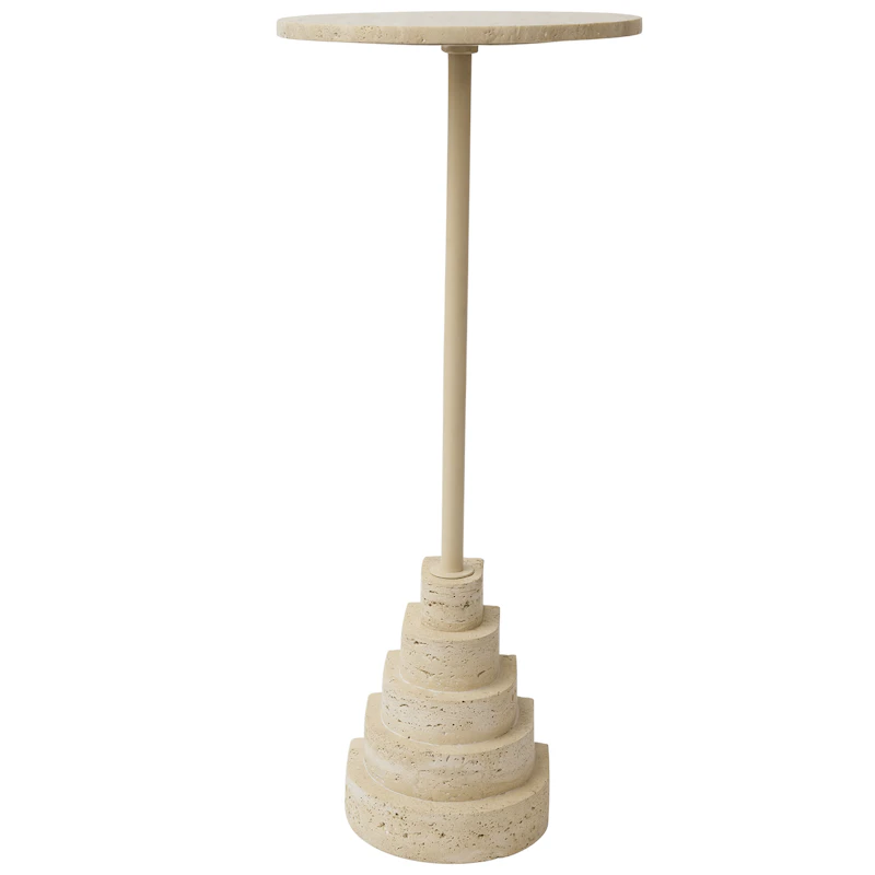 Solum Sivupöytä Hiekanvärinen/Travertiininvärinen, 78 cm