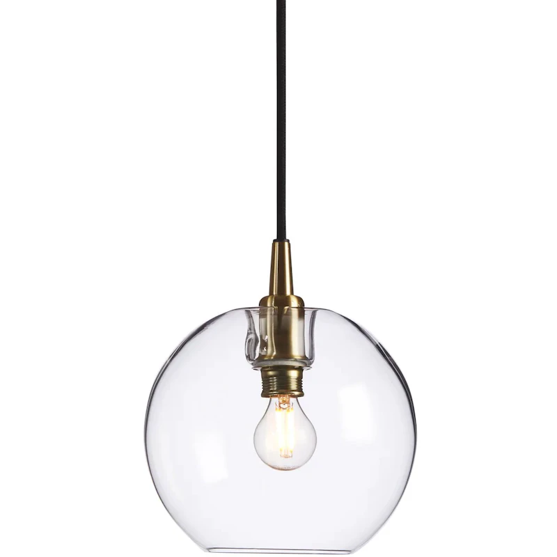 Gloria Riippuvalaisin 190 mm, Messinginvärinen / Läpinäkyvä Lasi