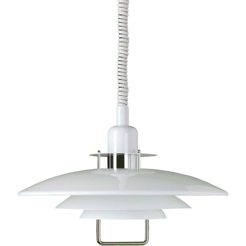 Primus ll Riippuvalaisin 43 cm, Valkoinen / Krominvärinen