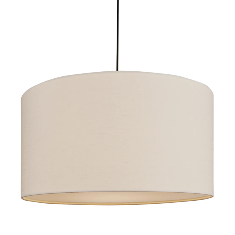 Soft Riippuvalaisin Ø60 cm, Metallipronssinvärinen / Linen White