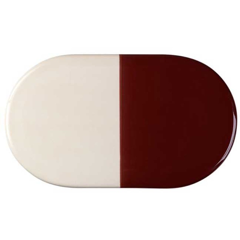 Nuna Tarjotin 34 cm, Sandstone / Deep Burgundy