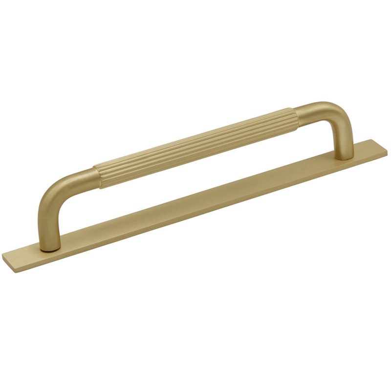 Handle Helix Stripe / Tray-160 - Brass