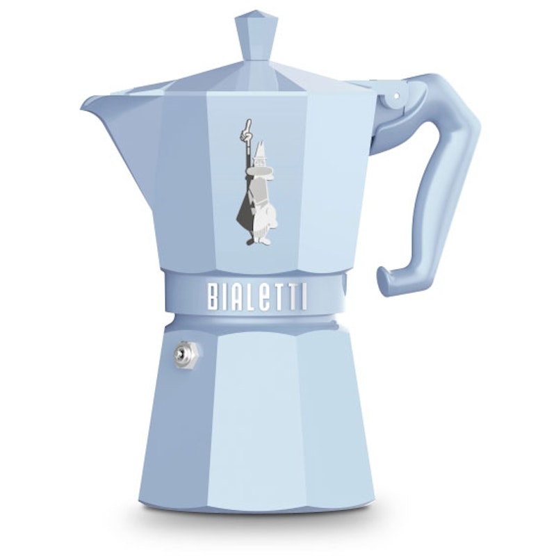 Moka Exclusive Kahvinkeitin 6 Kuppia, Vaaleansininen