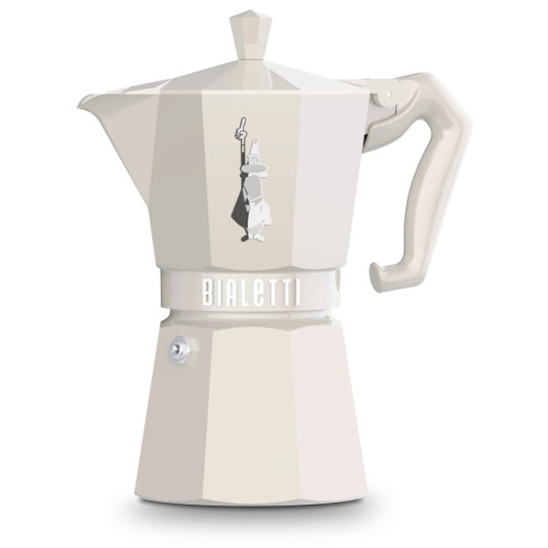 Moka Exclusive Kahvinkeitin 6 Kuppia, Kermanvalkoinen
