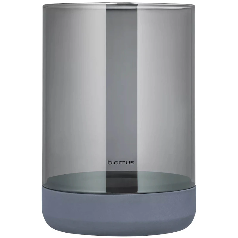 Calma Kynttilänpidike Steel Grey/Smoke 22,5 cm