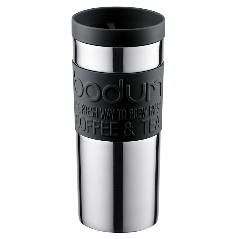 TRAVEL MUG Matkamuki Kannellinen 35 cl, Musta