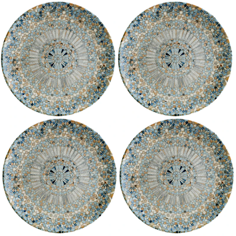 Luca Mosaic Lautanen 27 cm, 4 kpl:n pakkaus