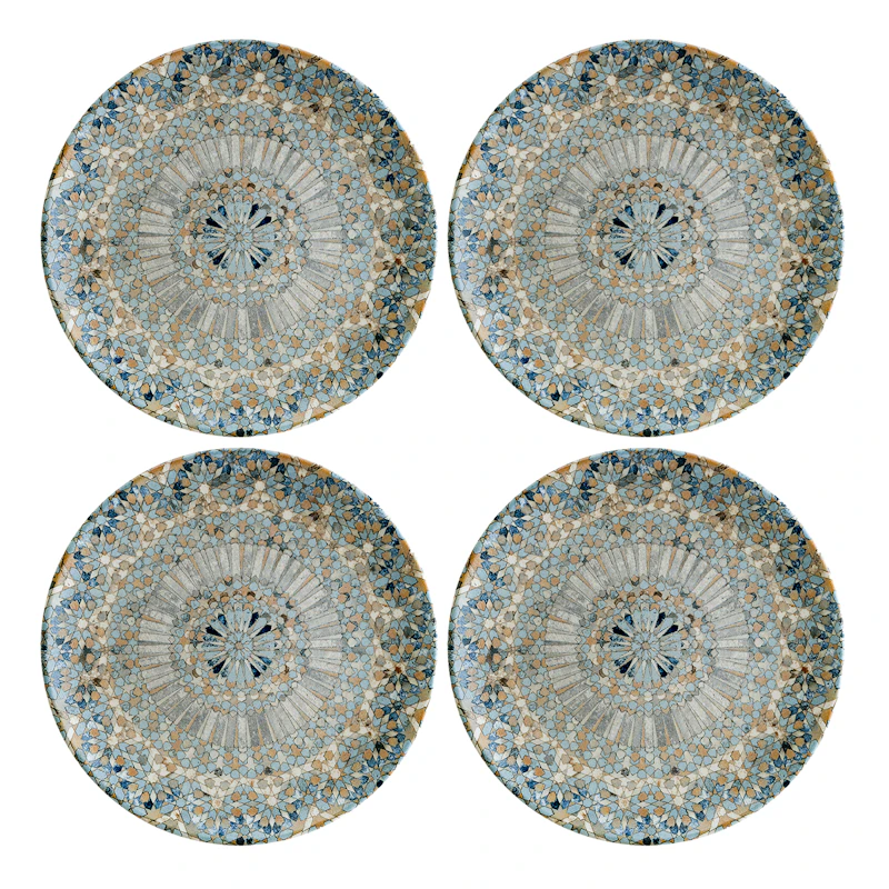 Luca Mosaic Sivulautanen 21 cm, 4 kpl:n pakkaus