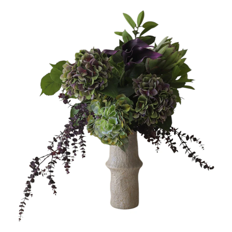 Aubergine Bloom Kukkakimppu 106 cm 12 kpl:n pakkaus