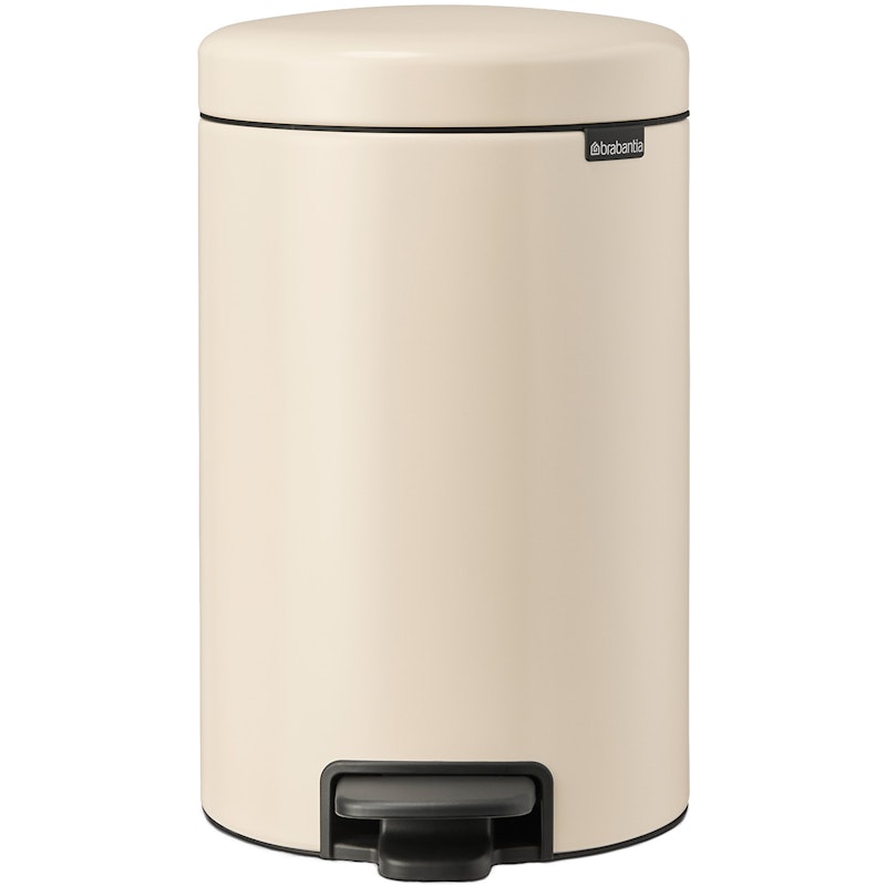 New Icon Pedal Bin 12L, Soft Beige