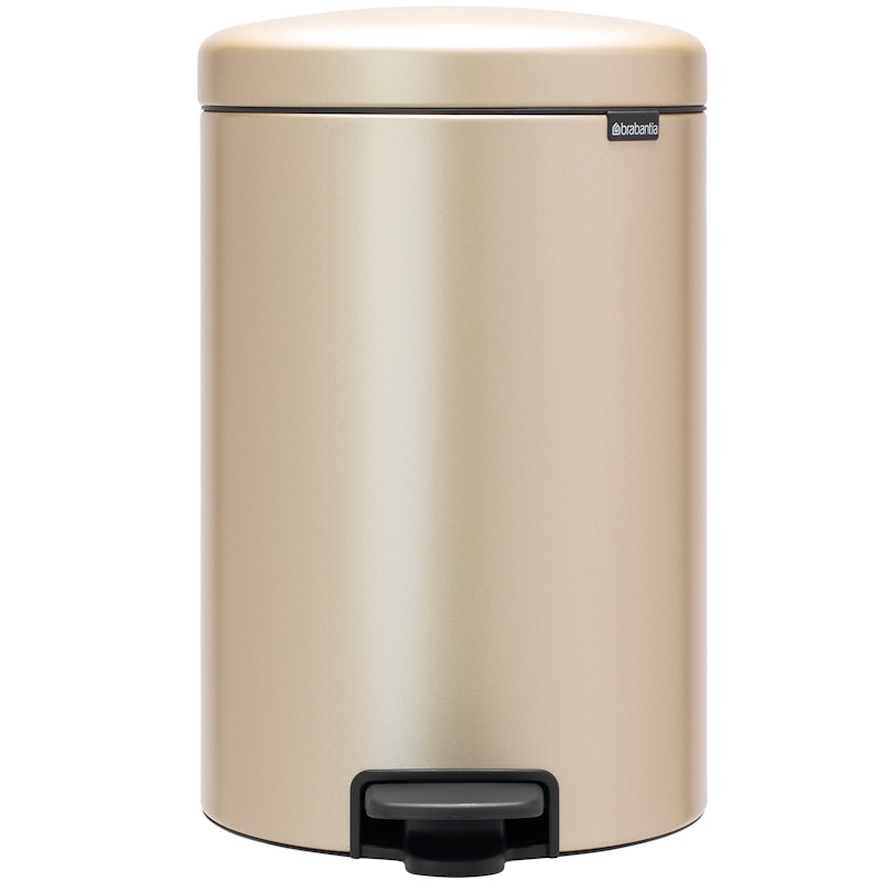 New Icon Pedal Bin 20L, Metallic Gold