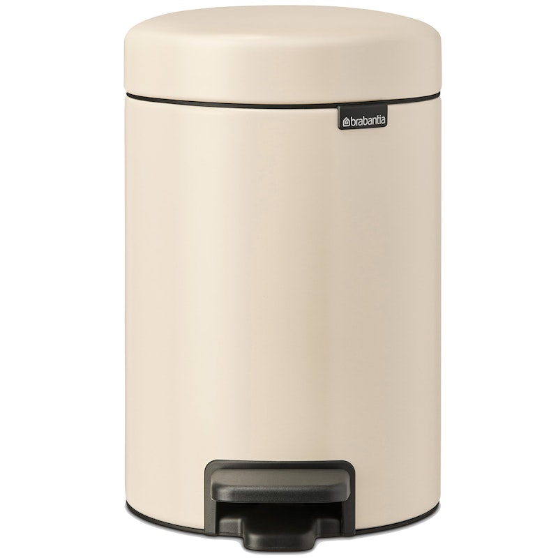 New Icon Pedal Bin 3L, Soft Beige