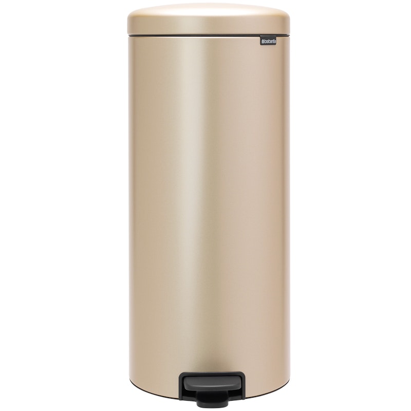 New Icon Pedal Bin 30L, Metallic Gold