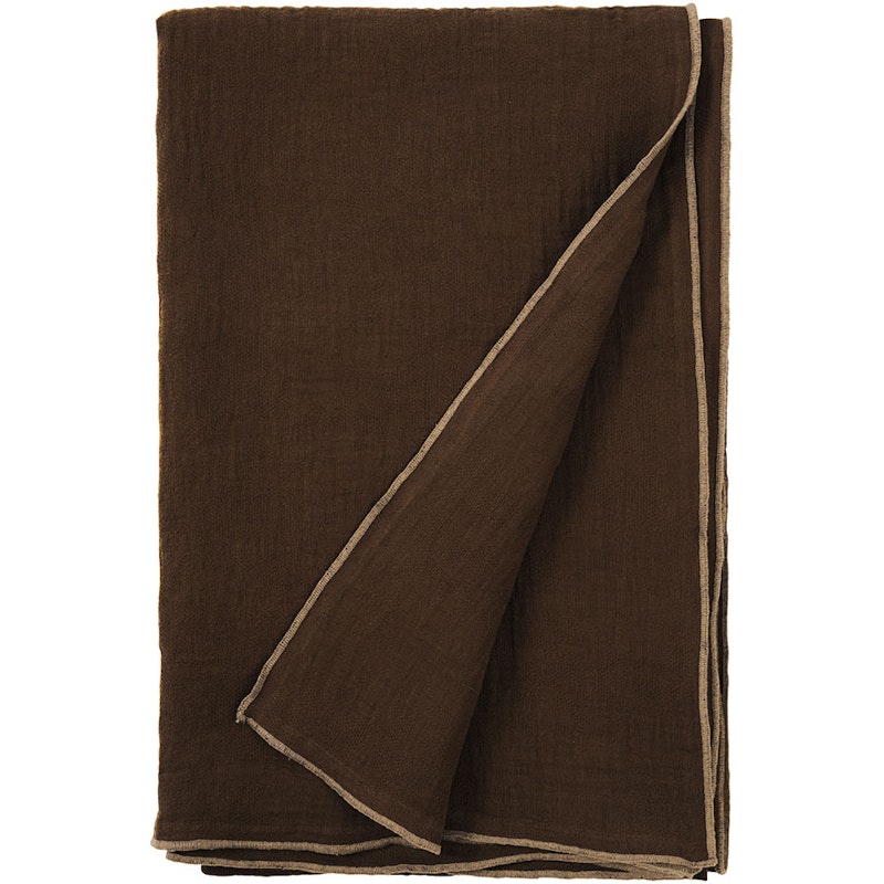 Evy Päiväpeite 260x260 cm, Tummanruskea