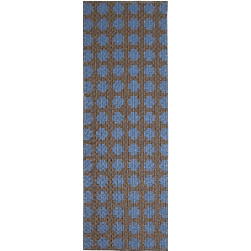Paloma Matto 70x250 cm, Ruskea / Sininen