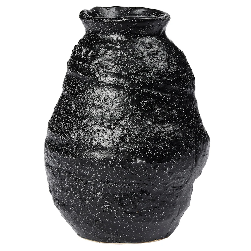 Alma Vaasi Musta, 16 cm