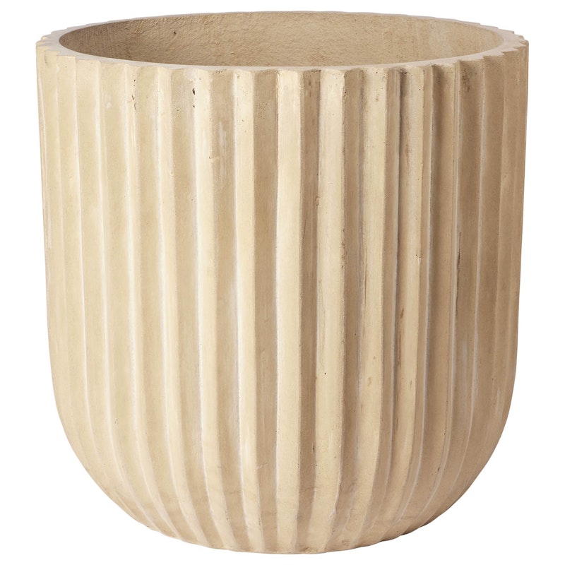 Fiber Kukkaruukku Antique Beige, 50 cm