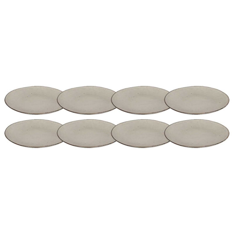 Nordic Sand Plate 26 cm, 8 Pcs