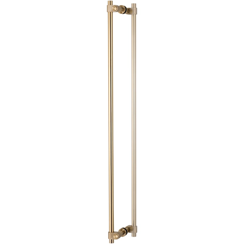 Closet Bar Double Sided Cast, Brass