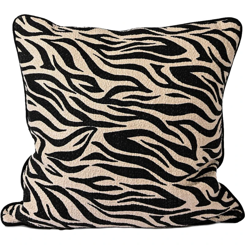 Anima Zebra Tyyny 50x50 cm, Musta