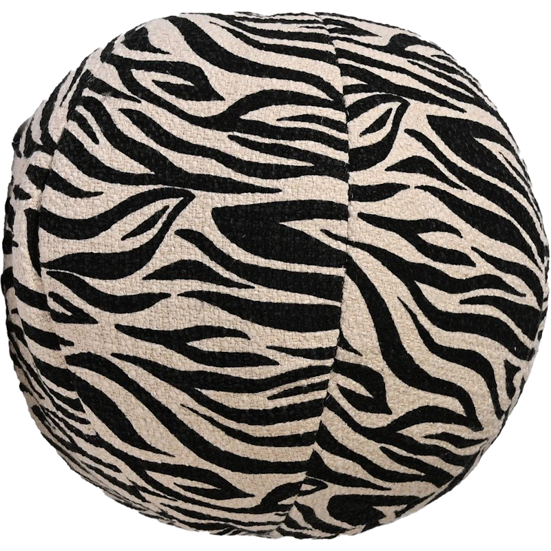 Anima Tyyny Pyöreä Zebra, Musta