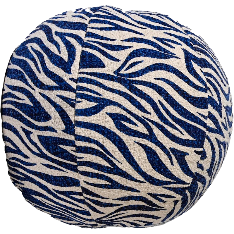 Anima Tyyny Pyöreä Zebra, Sininen