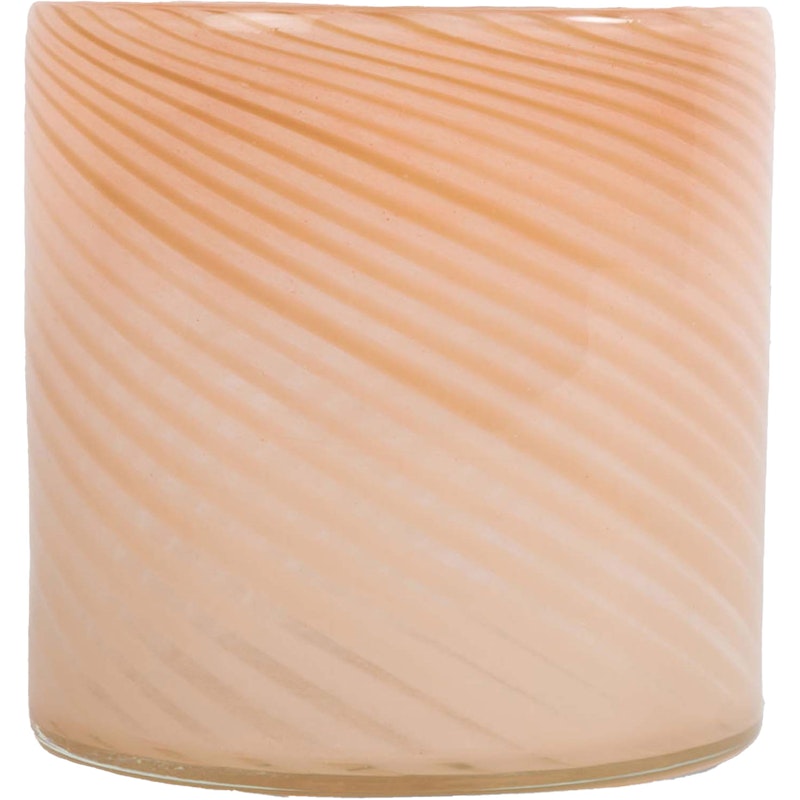 Calore Kynttilänpidike XS, Line Pinkki/Beige