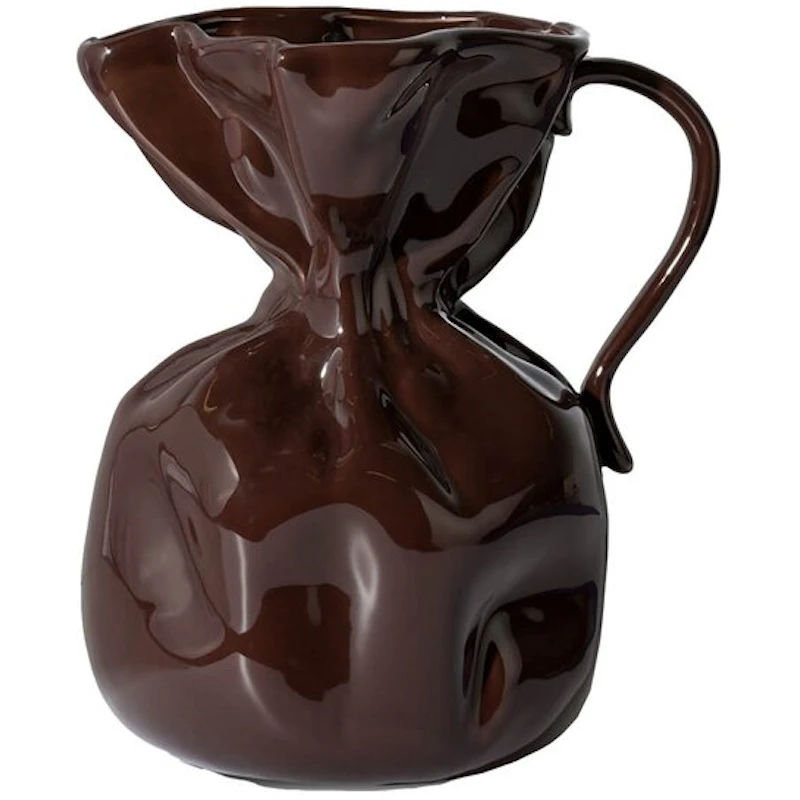 Crumple Vaasi, Ruskea