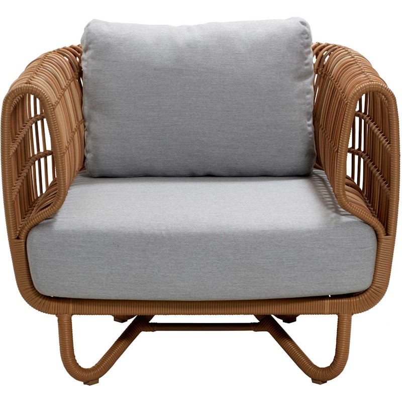 Nest Armchair Outdoor, Nature / Light Grey